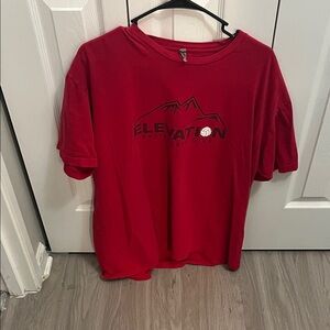 Next Level Apparel Red Men's Shirt